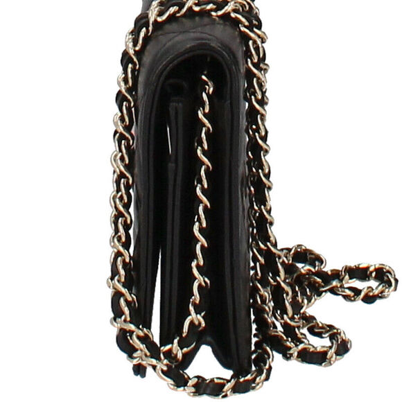 Chanel Matelasse Camellia Chain Wallet #140902C23B - Picture 3 of 9